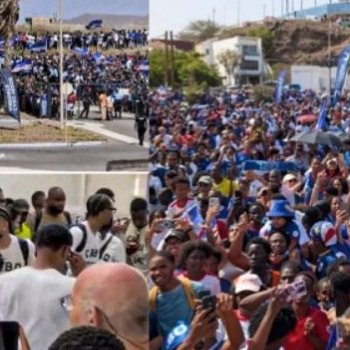 Abakinnyi ba Cape-Verde bakiriwe nk'intwari bageze iwabo