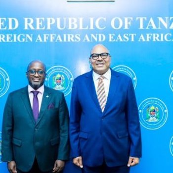 Minisitiri Nduhungirehe ari muri Tanzania mu ruzinduko rw'akazi 