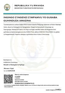  ISHEJA Perla yasabye guhindura amazina akitwa KABASHA Perla ISHEJA