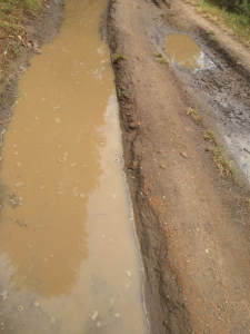  Abaturage ba Kagano na Shangi bahangayikishijwe n'umuhanda wangiritse ubabuza kugeza umusaruro ku masoko