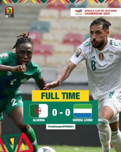 AFCON2021: Sierra Leone yari imaze imyaka 26 idakina AFCON yahagamye Algeria