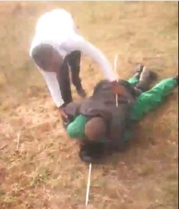 Safari George wagaragaye mu mashusho ari kuniga umu DASSO yasabiwe gufungwa iminsi 30