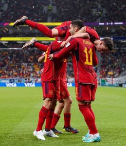 Espagne yinjiye mu gikombe cy'isi inyagira,Ububiligi butsinda Canada ku kaburembe