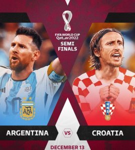 Umunsi wageze !!!! Argentina na Croatia barahatanira kugera ku mukino wa nyuma w'igikombe cy'isi