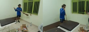 Ifoto y'umutoza wa Rayon Sports akubura mu rwambariro ikomeje kuvugisha benshi[ifoto]