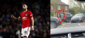  Umukinnyi wa Manchester United yarokotse impanuka y'imodoka ubwo yaragiye mu myitozo 