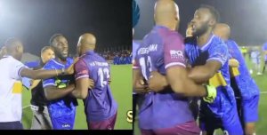 Umunyezamu Bonheur yagaragaye ashaka kurwana n'umutoza wa Rayon Sports