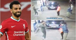 Mohamed Salah yashimiwe cyane ubutwari yagize bwo gutabara umugabo utagira aho aba yabonye ahohoterwa