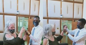 Umunya Kenya w'imyaka 35 yashyingiranwe n'umuzungukazi umukubye 2 mu myaka bahuriye kuri Facebook