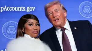 Umuraperikazi w'ikirangirire Nicki Minaj yashimiye Perezida wa Amerika Donald Trump ku isabukuru ye y'amavuko y'imyaka 80.
