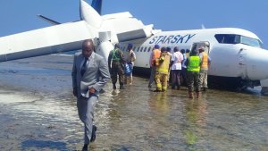 Somalia: Indege yakoze impanuka abantu 55 bari bayirimo bose bararokoka