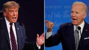 US: Amategeko y'ibiganiro mpaka agiye guhinduka kubera gutukana kwa Trump na Biden
