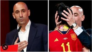 Espagne:Guverinoma irifuza ko Urukiko rwa siporo ruhagarika Rubiales wasomye umukinnyi ku munwa