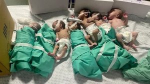 Impinja n'abarwayi bari gupfira mu bitaro bikuru bya Gaza byafunzwe n'intambara