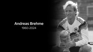 Andreas Brehme watsinze igitego cyahesheje Ubudage igikombe cy'isi 1990 yapfuye