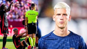 Dani Olmo ntazakina umukino FC Barselona ifitanye na Monaco muri Champions League