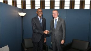 Perezida Kagame ategerejwe mu ruzinduko rwa mbere muri Latvia