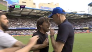 Umutoza Thomas Tuchel yavuze ku ntambara ye na Conte bari bavunanye amaboko