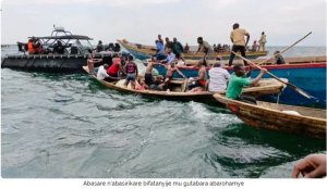 RDC: Umubare w'ababuriye ubuzima mu mpanuka y'ubwato mu Kivu ukomeje kuzamuka