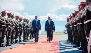 Minisitiri w'Intebe Dr Ngirente yaraye ageze i Bujumbura mu nama y'Amahoro
