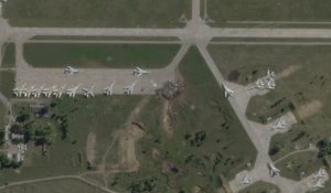Amerika yatangaje ko igitero cya drones za Ukraine cyashwanyaguje indege nke z'u Burusiya