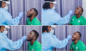 Abakinnyi b'Amavubi bapimwe Covid-19 n'ibiro mbere yo kwinjira mu mwiherero [AMAFOTO]