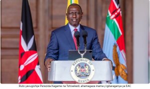 Ruto yavugishije Perezida Kagame na Tshisekedi, ahamagaza inama y'igitaraganya ya EAC