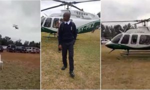 Kenya:Umunyeshuri wo mu mashuri yisumbuye yaciye ibintu ubwo yajyaga kwiga akoresheje indege 