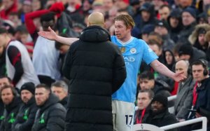 Guardiola yahishuye impamvu yasimbuje de Bruyne hakiri kare