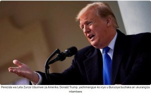 Trump yahakanye iby'uko u Burusiya bushaka gutera OTAN