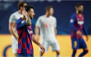 Ifoto ya Lionel Messi yigunze mu rwambariro yaciye ibintu ku mbuga nkoranyambaga