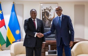 Perezida Kagame na Touadéra baganiriye ku mutekano mu matora yo mu Ukuboza 2025