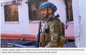 Ukraine isumbirijwe n'ibitero iri kunyuzamo ikivuna umwanzi wayo Uburusiya
