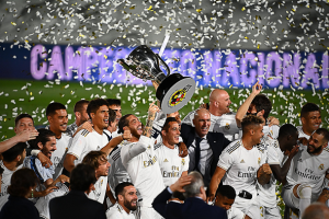 Real Madrid yegukanye igikombe cya 34 cya shampiyona ya Espagne [AMAFOTO]