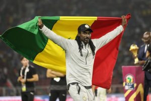  Aliou Cissé yavuze amagambo akomeye nyuma yo guhesha Senegal igikombe cy'Afurika bwa mbere mu mateka yayo