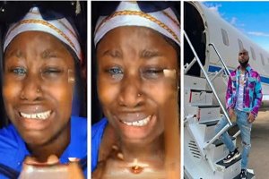 Yiyemeje kurira cyane kugeza igihe Davido azamusohokana i Dubai