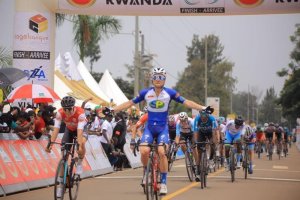 Sandy Dujardin wa Total Energies niwe wegukanye agace ka 2 Tour du Rwanda 2022