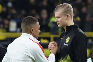 Thierry Henry yahishuye umukinnyi mwiza cyane hagati ya Haaland na Mbappé