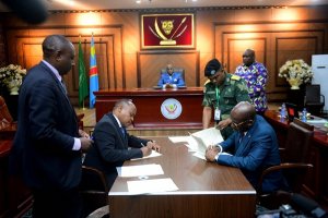 Hasinywe amasezerano yemerera ingabo za EAC kurasa ku nyeshyamba zayogoje RDC