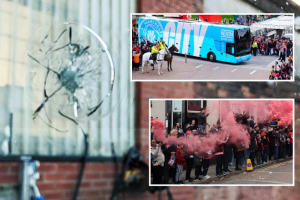 Imodoka itwara abakinnyi ba Manchester City yagabweho igitero n'abafana