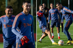 Cristiano Ronaldo yongeye kumwenyura nyuma y'iminsi amerewe nabi