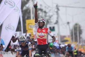 Henok Mulueberhane yegukanye agace ka 3 ka Tour du Rwanda afata umwenda w'umuhondo