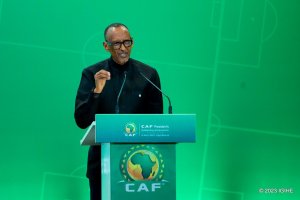 Perezida Kagame yatanze isezerano ku mupira wo mu Rwanda anagira inama abayobozi ba ruhago muri Afurika