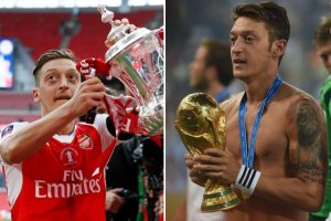Mesut Özil wakunzwe na benshi yasezeye ku mupira w'amaguru