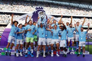 Man City yegukanye Premier League ikora agahigo kadasanzwe
