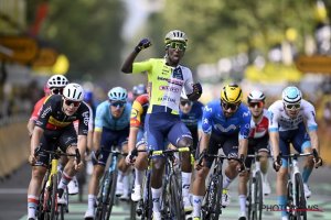 Umunya-Eritrea Biniam Girmay yabaye umunyafurika wa mbere wegukanye agace muri Tour de France