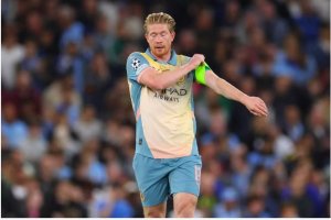 Kevin De Brunyne ntazakina umukino wa Arsenal