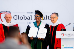 Madamu Jeannette Kagame yahawe impamyabumenyi y'ikirenga y'icyubahiro