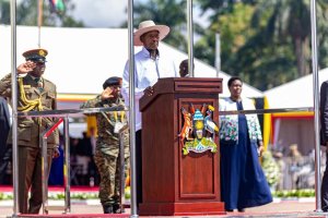 Perezida Museveni yarahiriye kuyobora Uganda muri manda ya karindwi