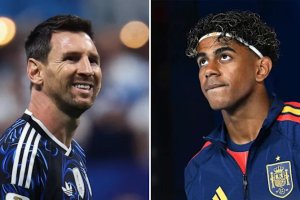Lionel Messi yatangiye gukanga Lamine Yamal mbere y'uko bahura ku mukino wa nyuma